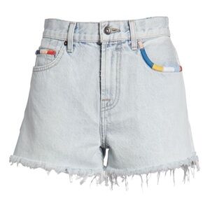 NWT Splendid x Margherita Amore: HW Denim Cutoff Shorts - Size 24